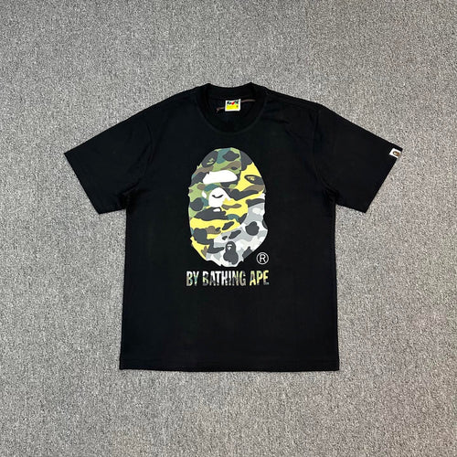 BAPE SS25 1st Camo Mixed Colour Ape Head "By Bathing Ape" Oversized Heavyweight Unisex T-Shirt