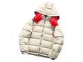 Moncler Poirier Down Jacket - White & Red