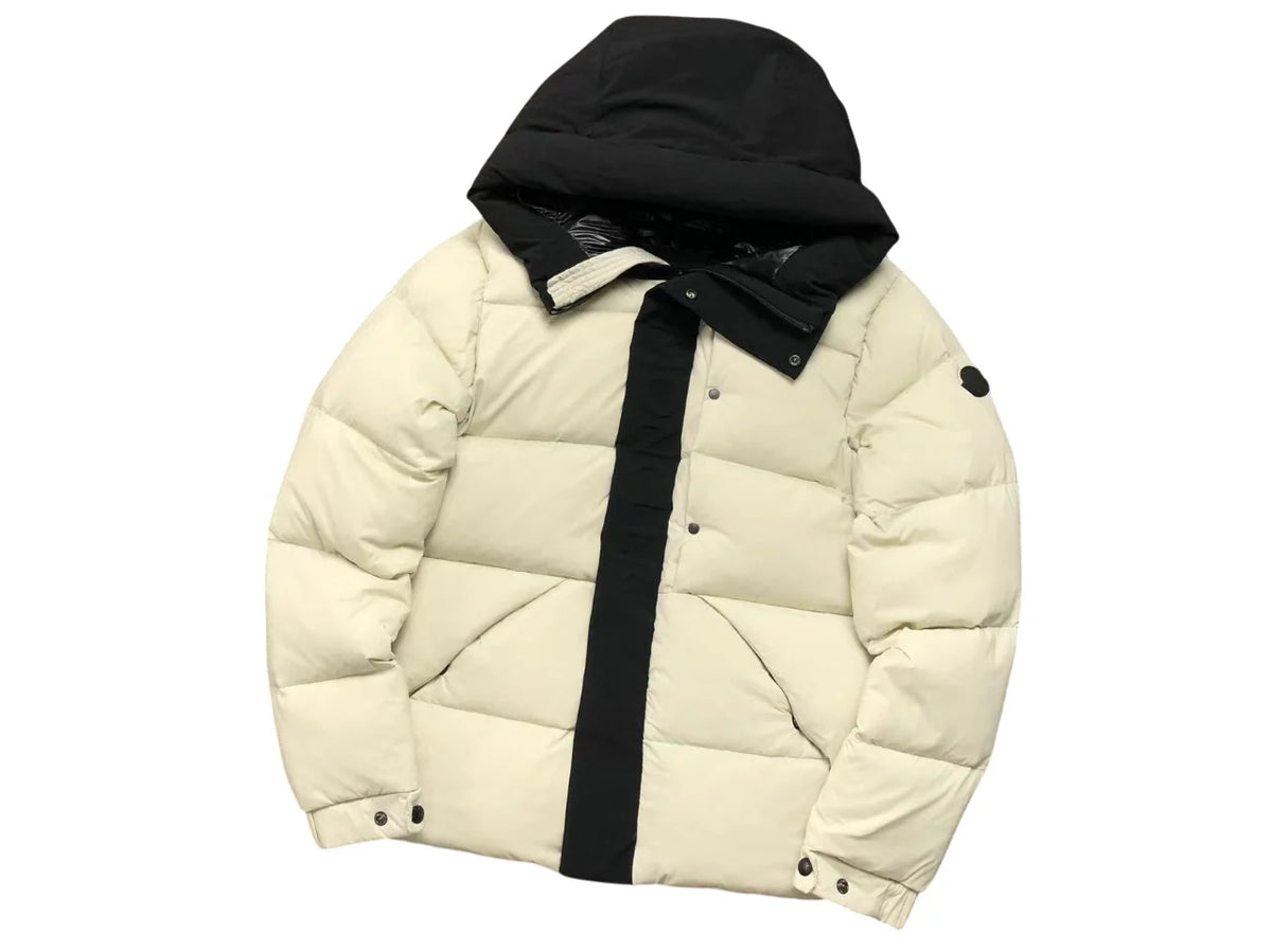 Moncler Madeira Down Jacket - Cream & Black