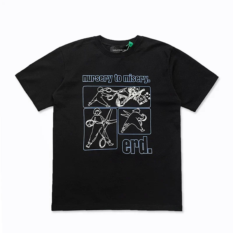 ERD “Nursery to Misery” Scissorhands T-Shirt — Black